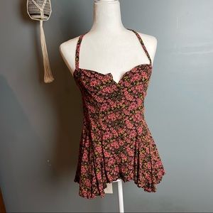 Free People Floral Tank • S